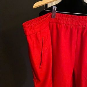 Sz 24 ELOQUII Red Elastic Pants